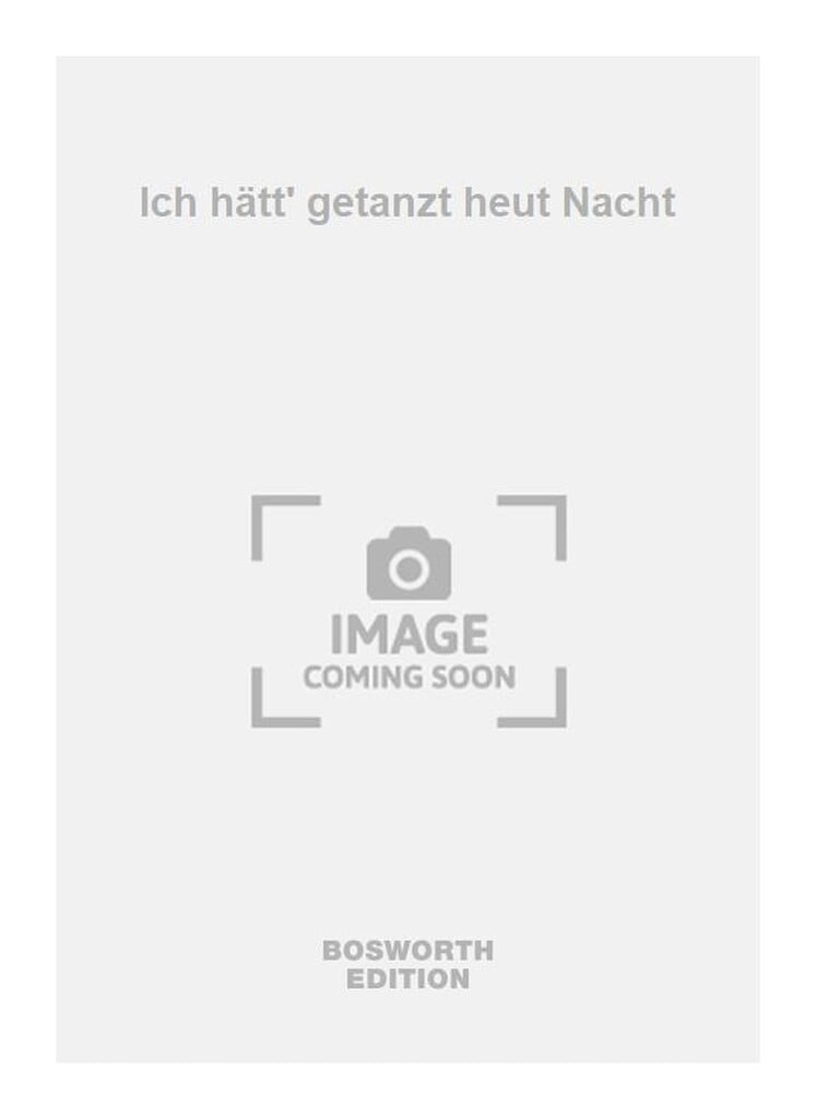 Ich hätt' getanzt heut Nacht